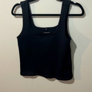 DYNAMITE Black Tank Top